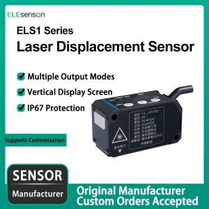 Laser displacement sensor high precision non-contact object contour measurement