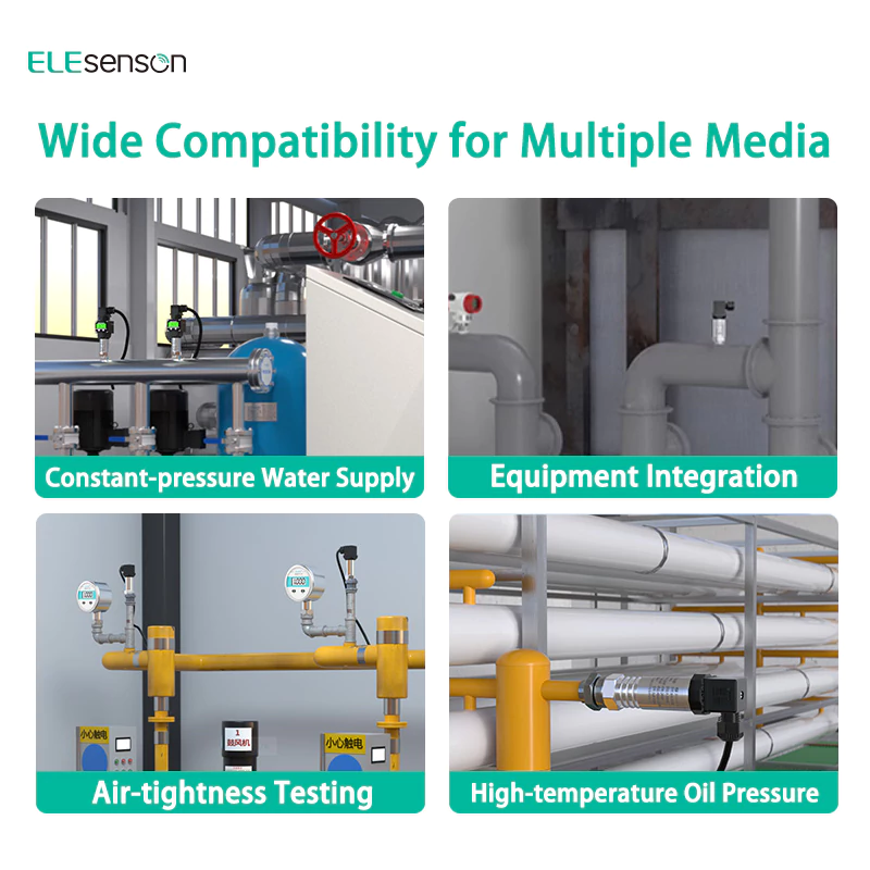 Stainless steel wetted parts pressure transmitter