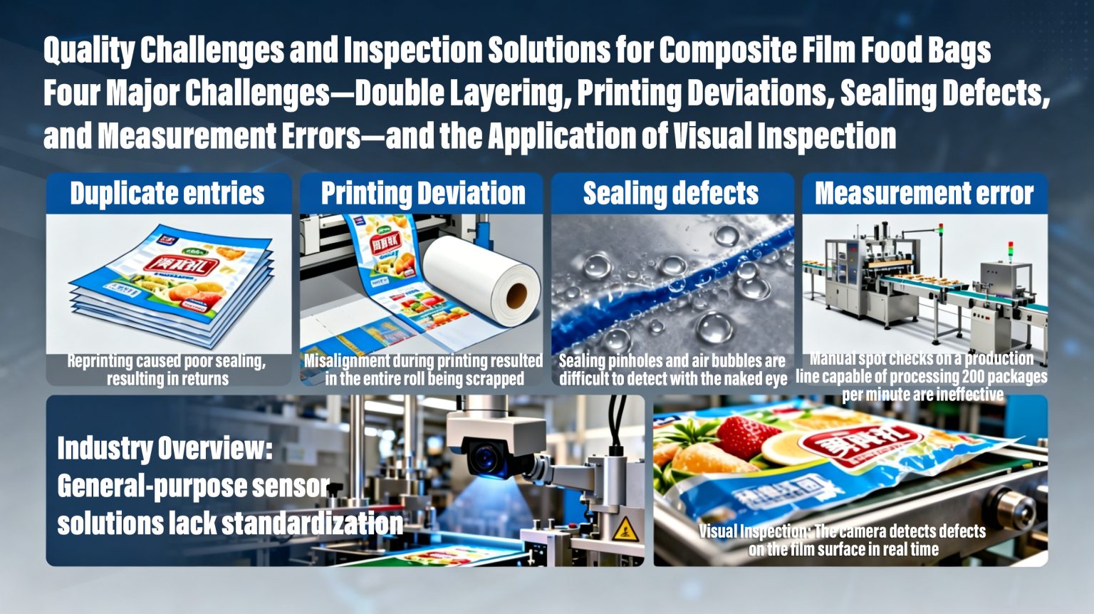 ELE: A Comprehensive Solution for Quality Inspection of Laminated Food Packaging, Solving Industry Challenges