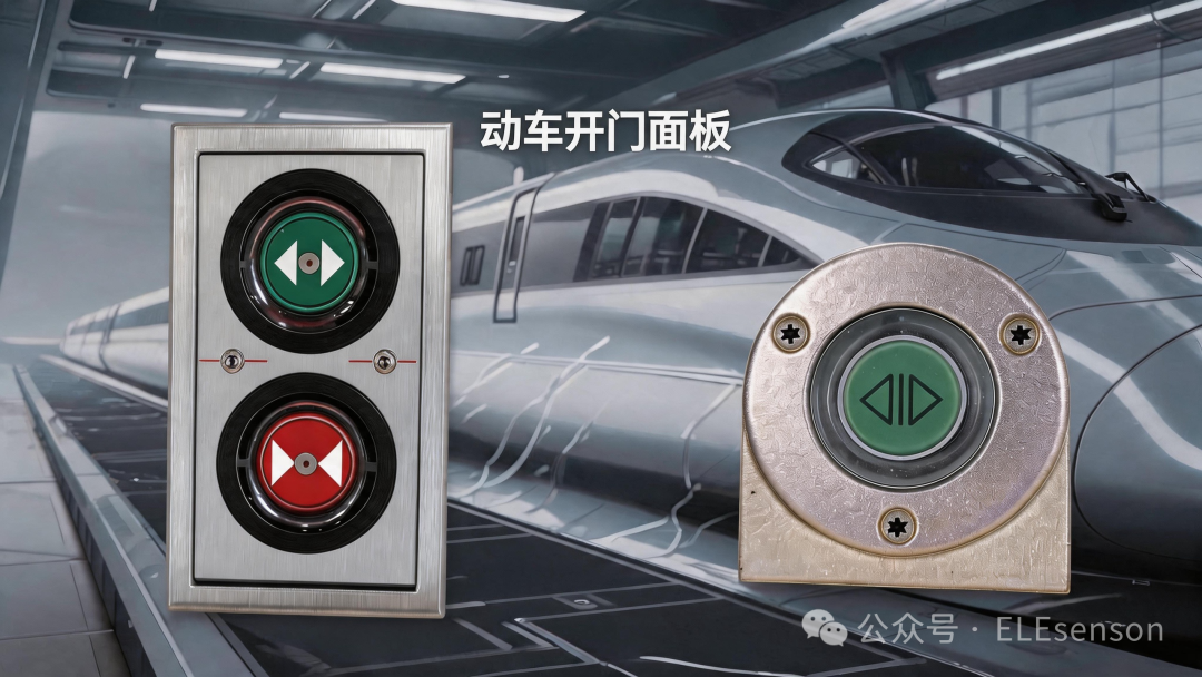 Touch switch for train exterior door