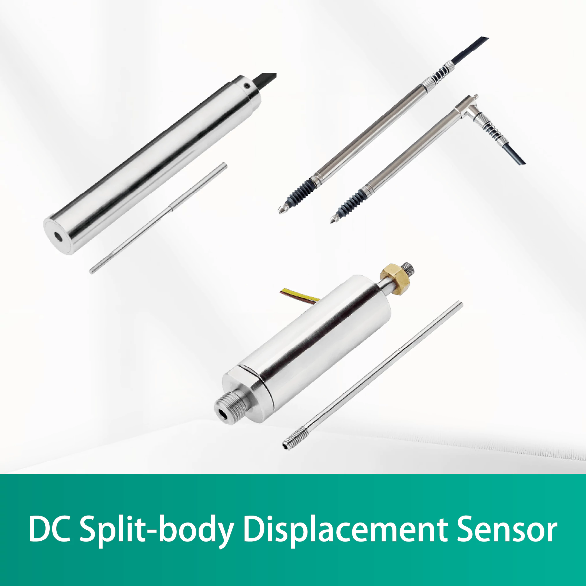 DC Split‑body Elesenson DC Split-body Displacement Sensor split LVDT transducer for linear position measurement