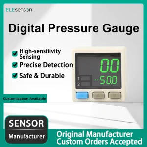 Digital pressure gauge for non-corrosive gas pneumatic monitoring
