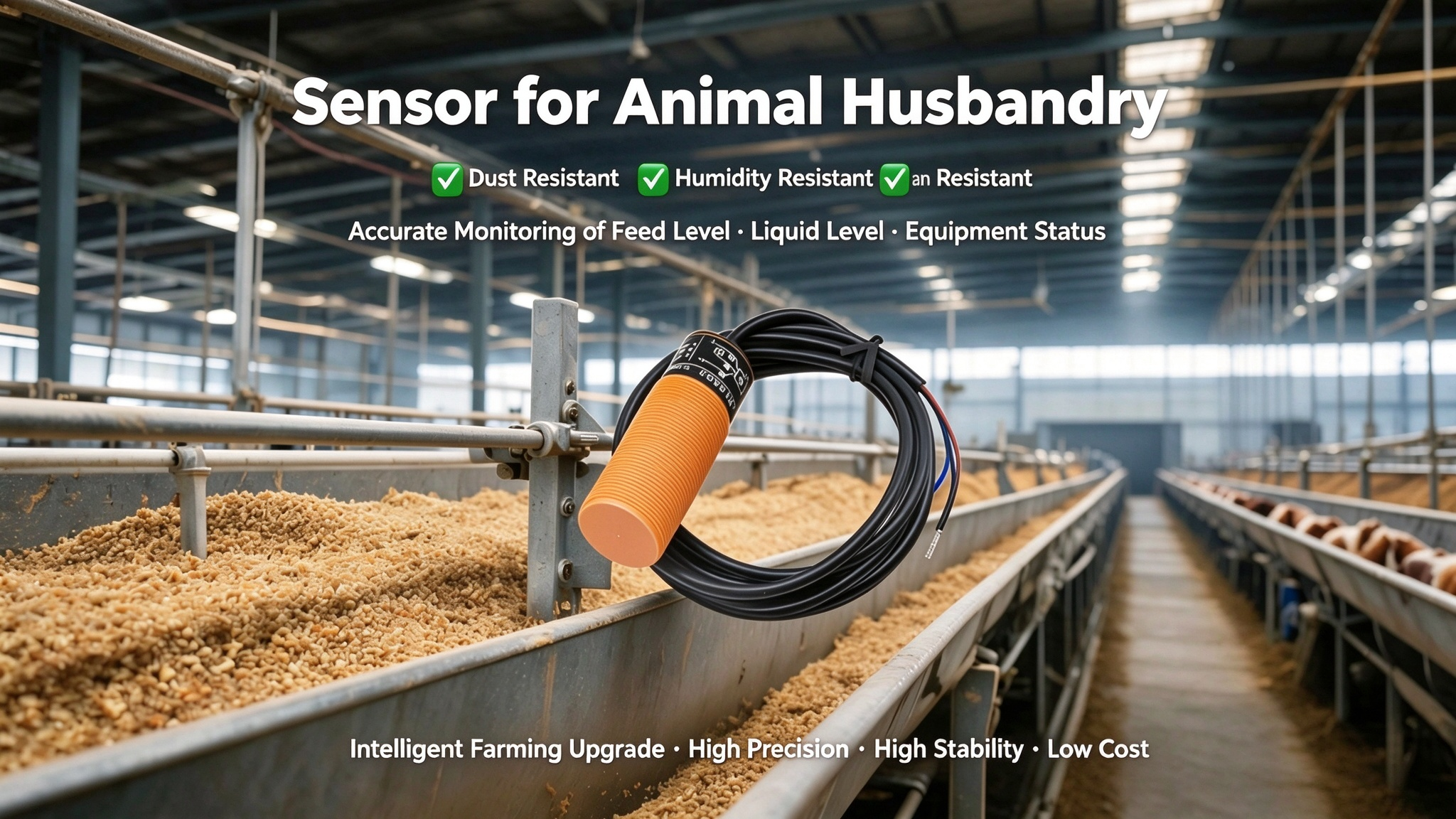 automated feed monitoring in smart livestock barn