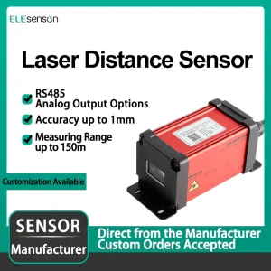 Industrial laser distance sensor 1mm high‑precision long‑range measurement