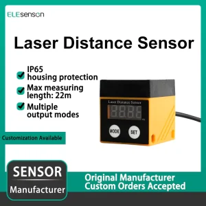 Laser distance sensor, high precision industrial range measuring sensor