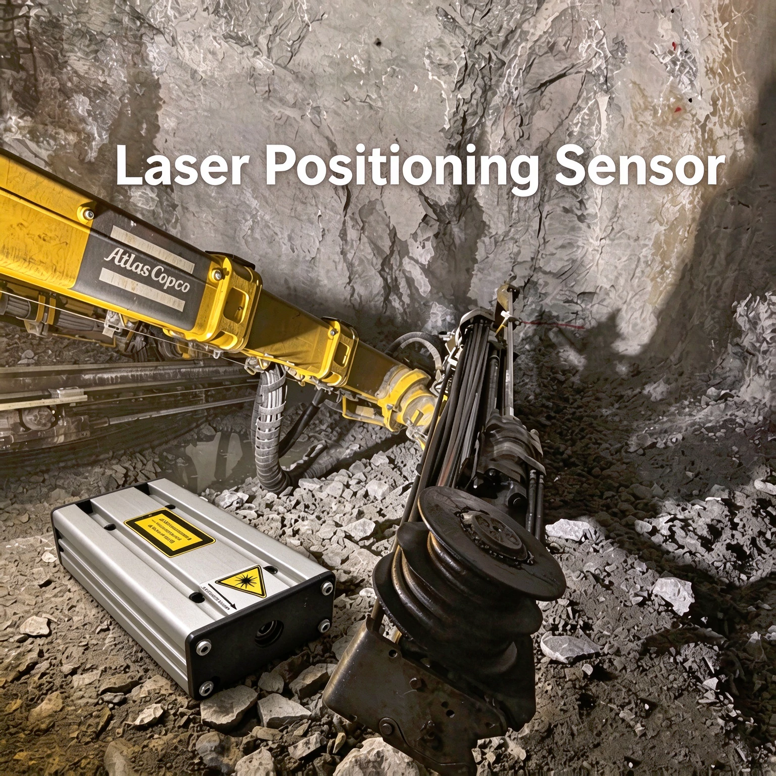 rock drill laser positioning sensor green laser 520nm crosshair