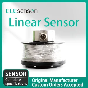 Linear draw‑wire sensor for rock drill rig mining automation