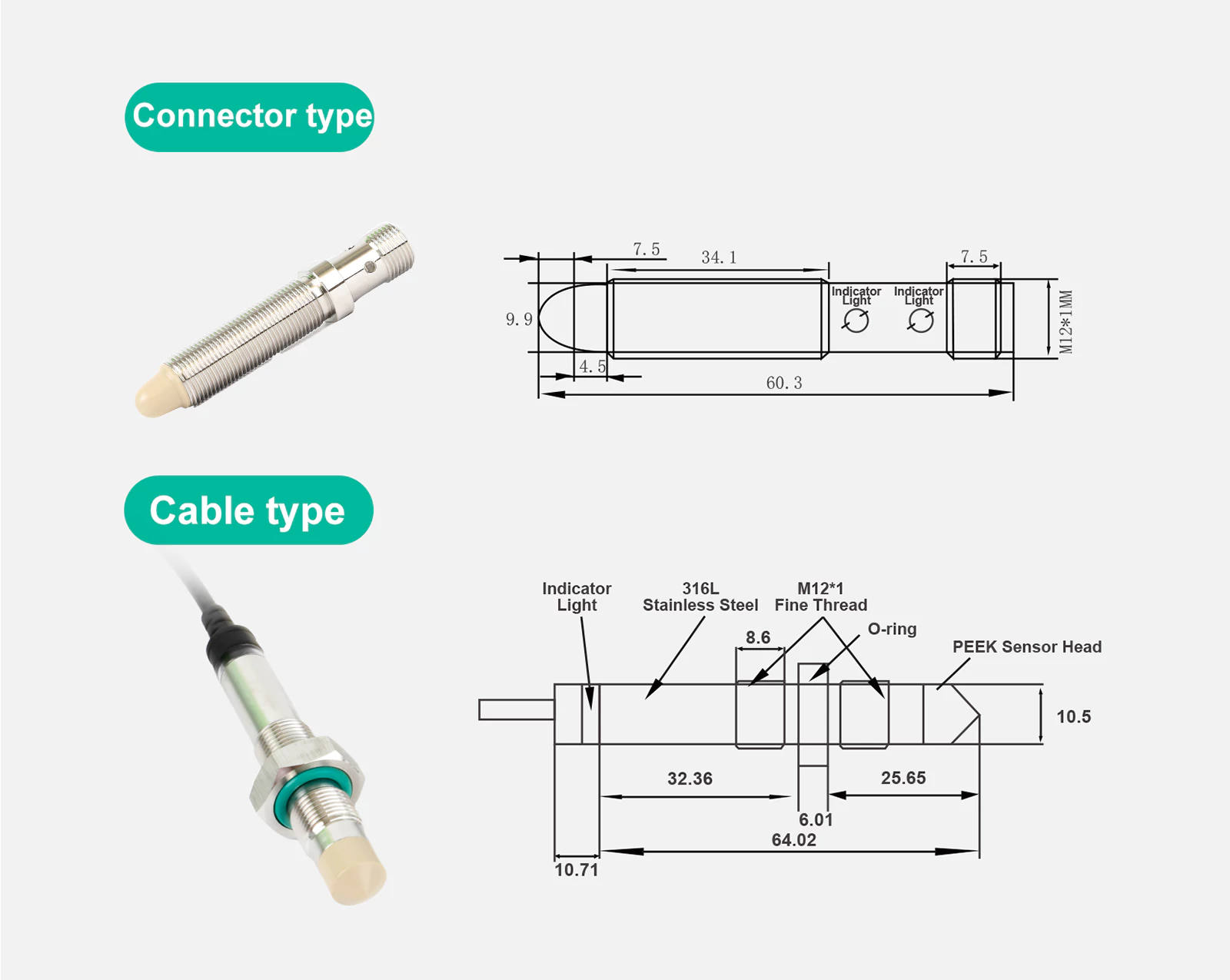 M12 Capacitive Level Switch4