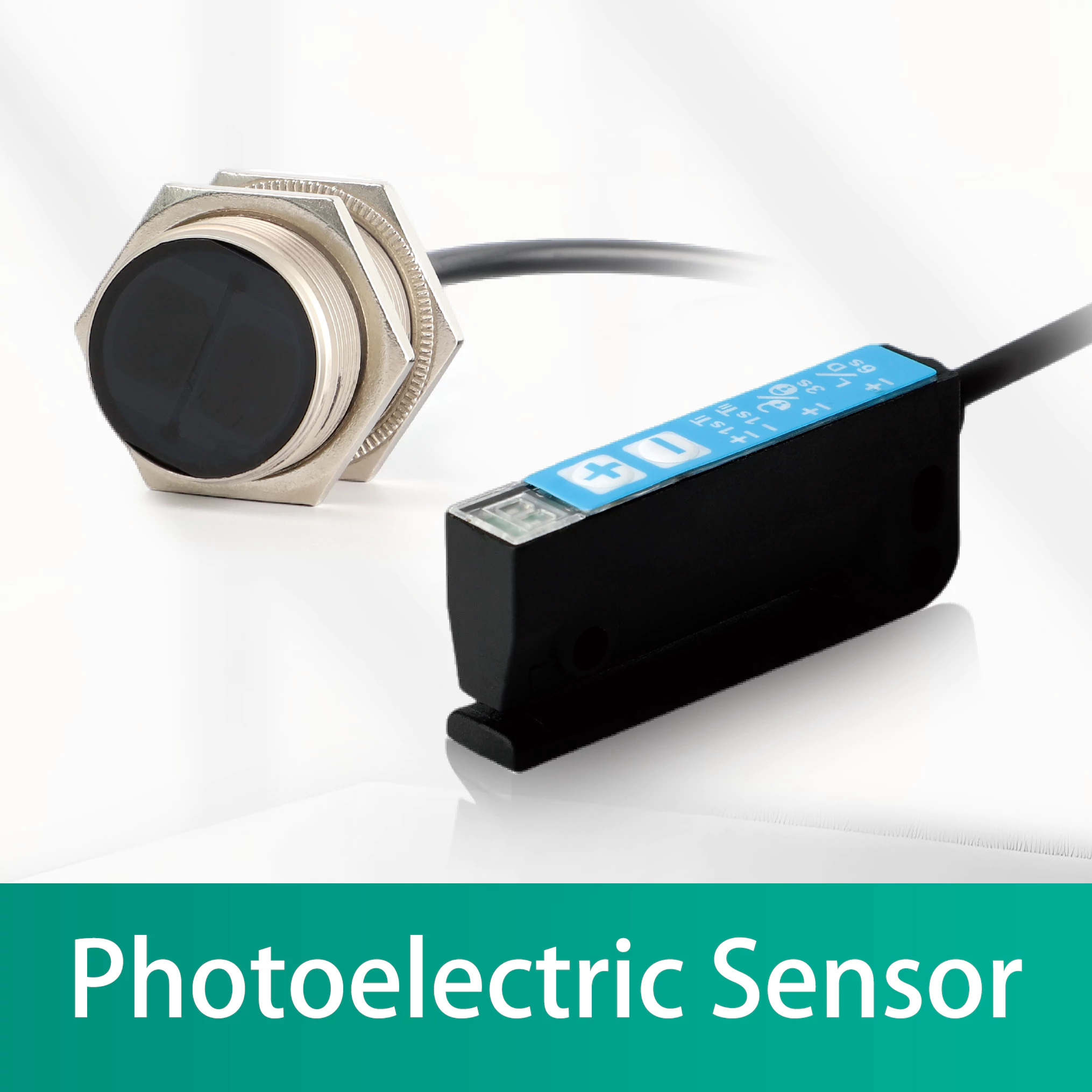 EGU photoelectric label sensor dimension and wiring diagram NPN PNP digital output