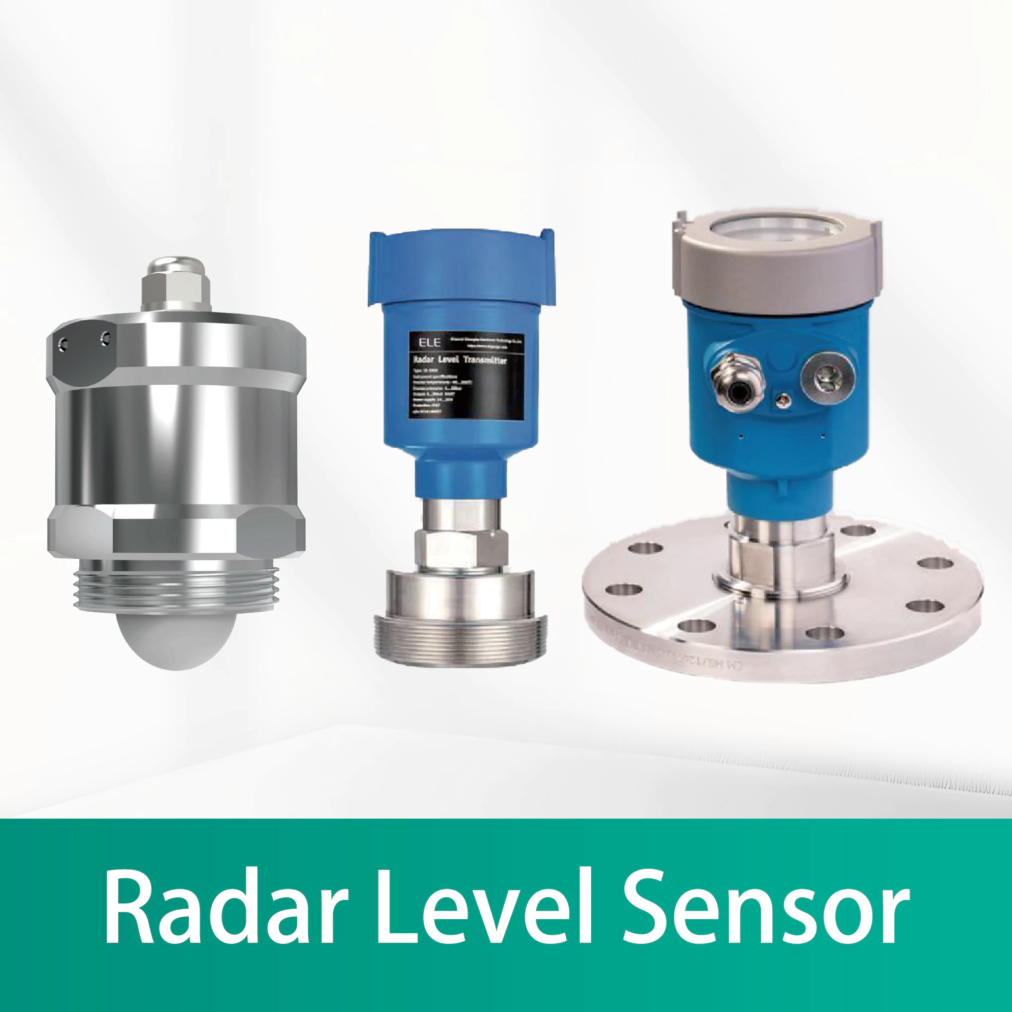 Elesenson radar level sensor, non contact radar level transmitter for harsh corrosive and dusty industrial tank level measurement