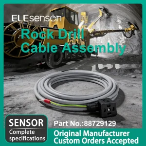 Rock drill high‑flex replacement cable for mining drill rig