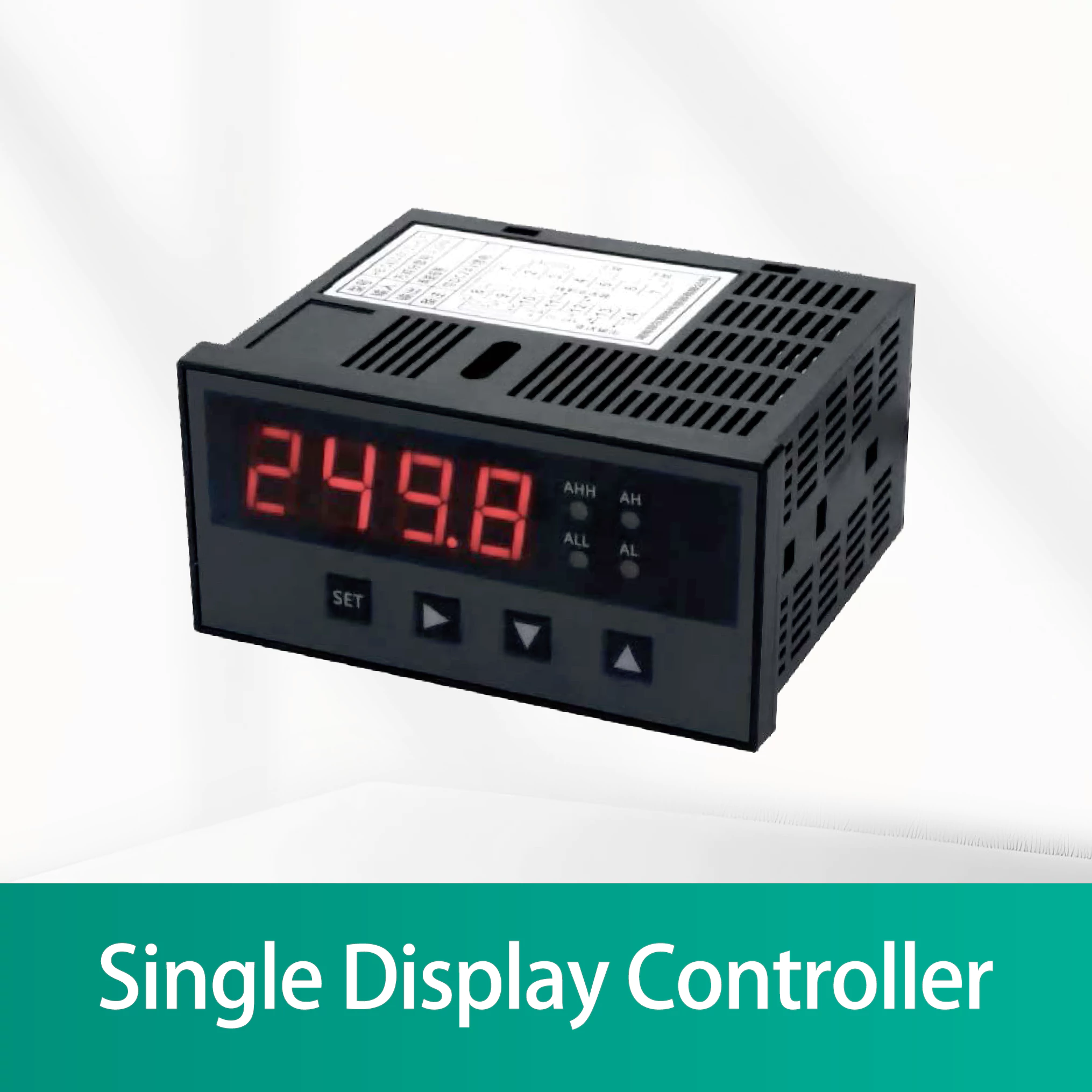 single display controller, digital LED indicator with delayed alarm function for industrial temperature level pressure signal monitoring