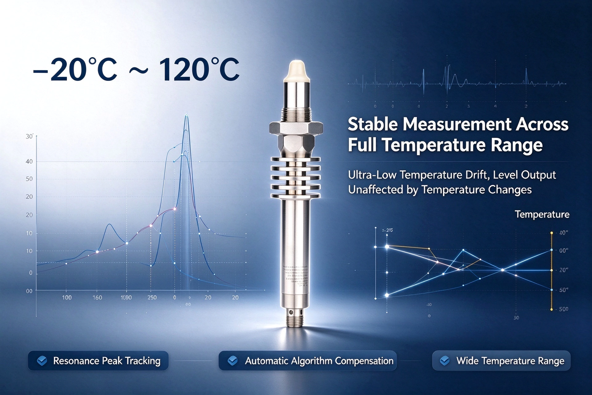 Level measurement under CO2 backpressure inside beer fermentation tank